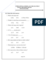 CLASS 3 MATHS Annual Revision - Sumitra Patra