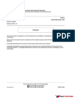 Cambridge Assessment International Education: Economics 9708/31 October/November 2019