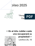 Tema 3 Confirmacion 21.04.2024 JUBILEO 2025. en El Año Jubilar Cada Uno Recuperará Su PROPIEDAD