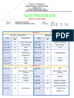 MG Class Program Grade 5 - 6 2023