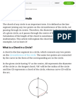 ChordLengthFormulaMeaning, Properties, SolvedExamples 1710827687134