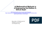 Essentials of Mathematical Methods in Science and Engineering 2Nd Edition S Selcuk Bayin Full Chapter