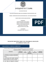 Evaluación y Medición Del Impacto