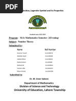 Assignement of Number Theory