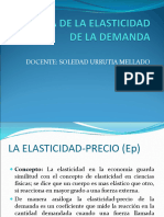 Teoría de La Elasticidad de La Demanda