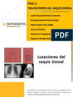 Exposicion - Tema 2 Traumatismos Del Raquis 2.0