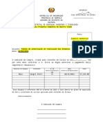 Modelo de Pedido de Autorizacao de Realizacao de Despesas ADE 2024