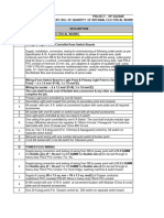 Electrical Estimate of HP Square Block - A & C