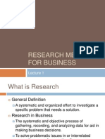 Research Method For Business