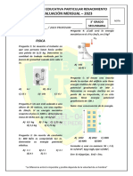 3ro Secundaria EXAMEN 2023 3er Bimestre