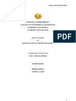 Project On Propylene Oxide