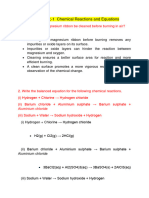 CHAPTER - 1 Chemical Reactions and Equations