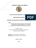 Universidad Técnica de Ambato: Facultad de Contabilidad Y Auditoria