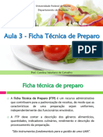 Aula 3 - Ficha Técnica de Preparo