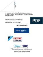 Apostila de Carga Termica Sindratar 2018