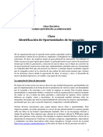 Cruz, A., (2015) - Identificación de Oportunidades de Innovación