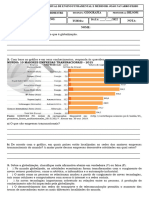 Questões Da Prova de Geografia JNF 3° Ano A e B. Prof DILSOM