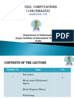 Lect 5 - Block Diagonal Matrix