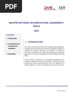 Boletin Sectorial Agropecuario 2023