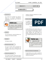 III Bim - 4to. Año - Guía 1 - Numeración I