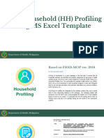 FHSIS HH Profiling Using Excel