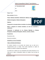 .Escuela Secundaria - Cte Cabot .Quimica 3°año - Orientada.GUÍA