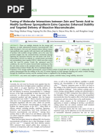 Deng Et Al 2021 Tuning of Molecular Interactions Between Zein and Tannic Acid To Modify Sunflower Sporopollenin Exine