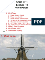 Lecture 19 - Wind Power