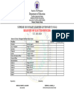 Registry of Elected Officers