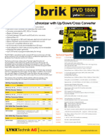 Lynx Yellobrik PVD1800 HDSDI Frame Sync - Rev08