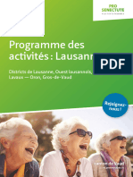 Programme Régional Janvier-Juin 2024 Lausanne