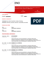 Curriculum Vitae Canadiense 97 2003