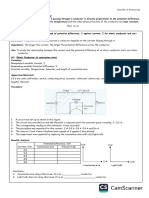 3.2 Resistance 3.2.1 Ohmic and Non-Ohmic Conductor: Chapter 3 Electricity