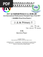 AIMO 2017 Trial G5 Paper