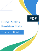 Teacher's Guide To GCSE Maths Revision Mats