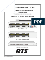 RTS KP-96 KP-97 Operating Instructions