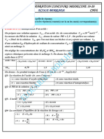 Medecin Chimie Exam Blanc