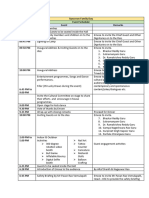 Event Schedule - Syncreon Family Day 2023