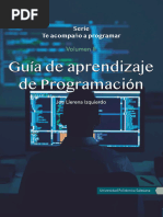 Guía de Aprendizaje de Programación