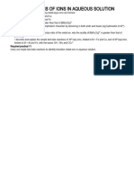 I6 Reactions of Ions in Aqueous Solution