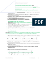 Examen de Matemáticas Del Primer Parcial Septimo Grado