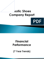 BSG Exotic Shoes Company Report