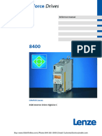 Lenze 8400 Highline Manual