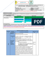 Sesión de Aprendizaje 08 Abril