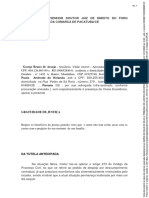 Excelentíssimo Senhor Doutor Juiz de Direito Do Foro Regional de - Da Comarca de Pacatuba/Ce