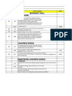 Boundary Wall and Drain Estimate