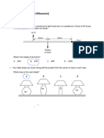 Worksheet - Moment (1) Solved