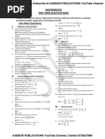 PU II Maths Mid-Term QB-1