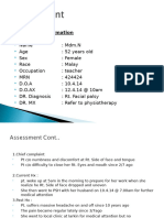 Contoh Assessment Bells Palsy