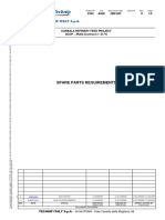 2342-AA00-JSM-603 - 0 - Spare Parts Requirements